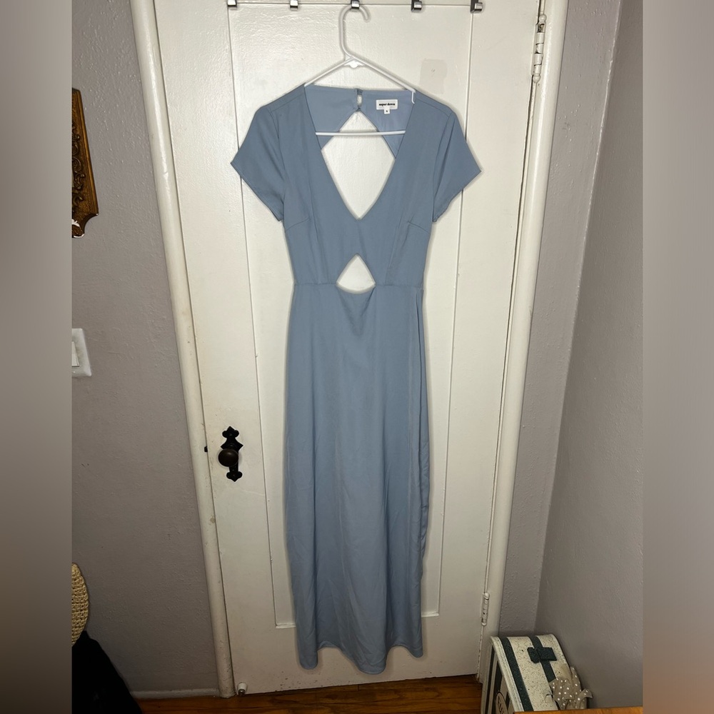 Super Down blue dress